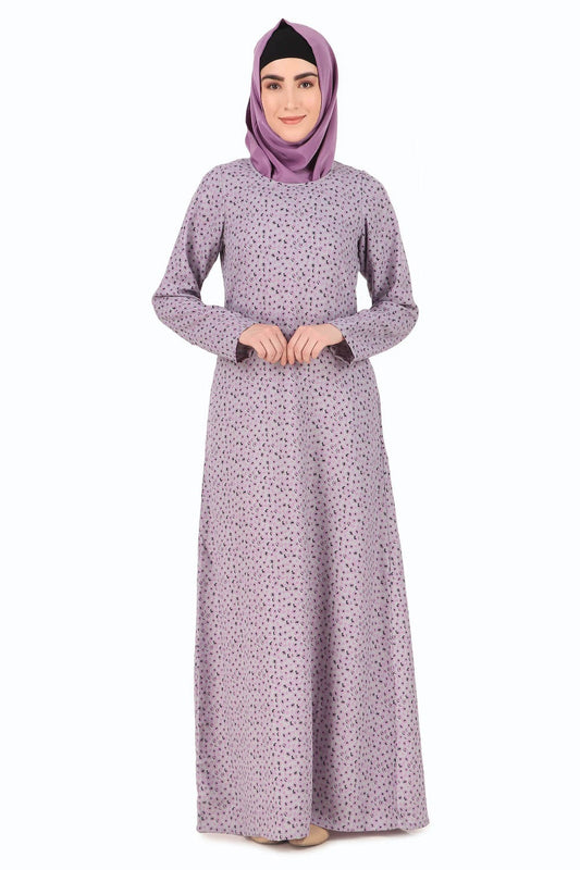 Printed Crepe Abaya AYP-283