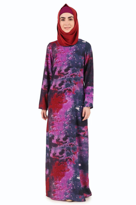 Printed Crepe Abaya AYP-288