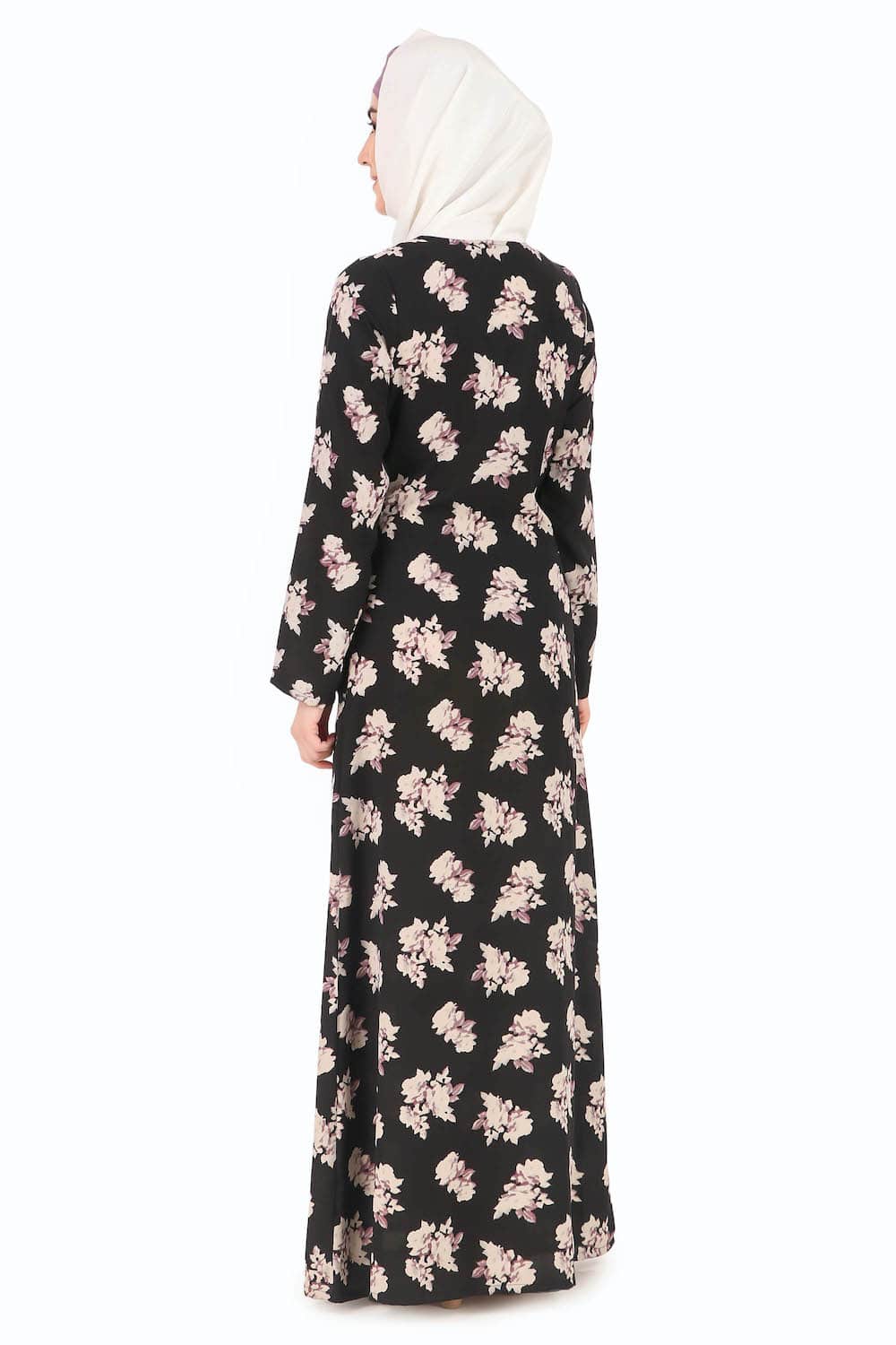 Printed Crepe Abaya AYP-290