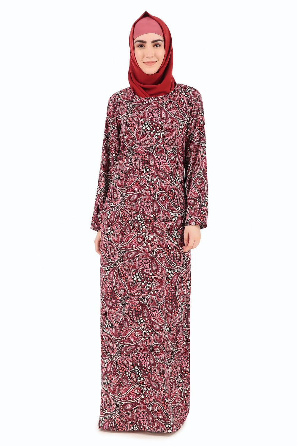 Printed Crepe Abaya AYP-298