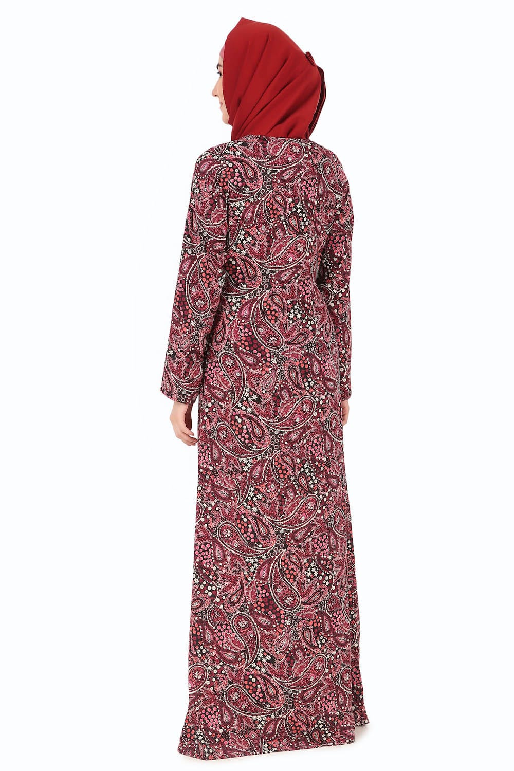 Printed Crepe Abaya AYP-298