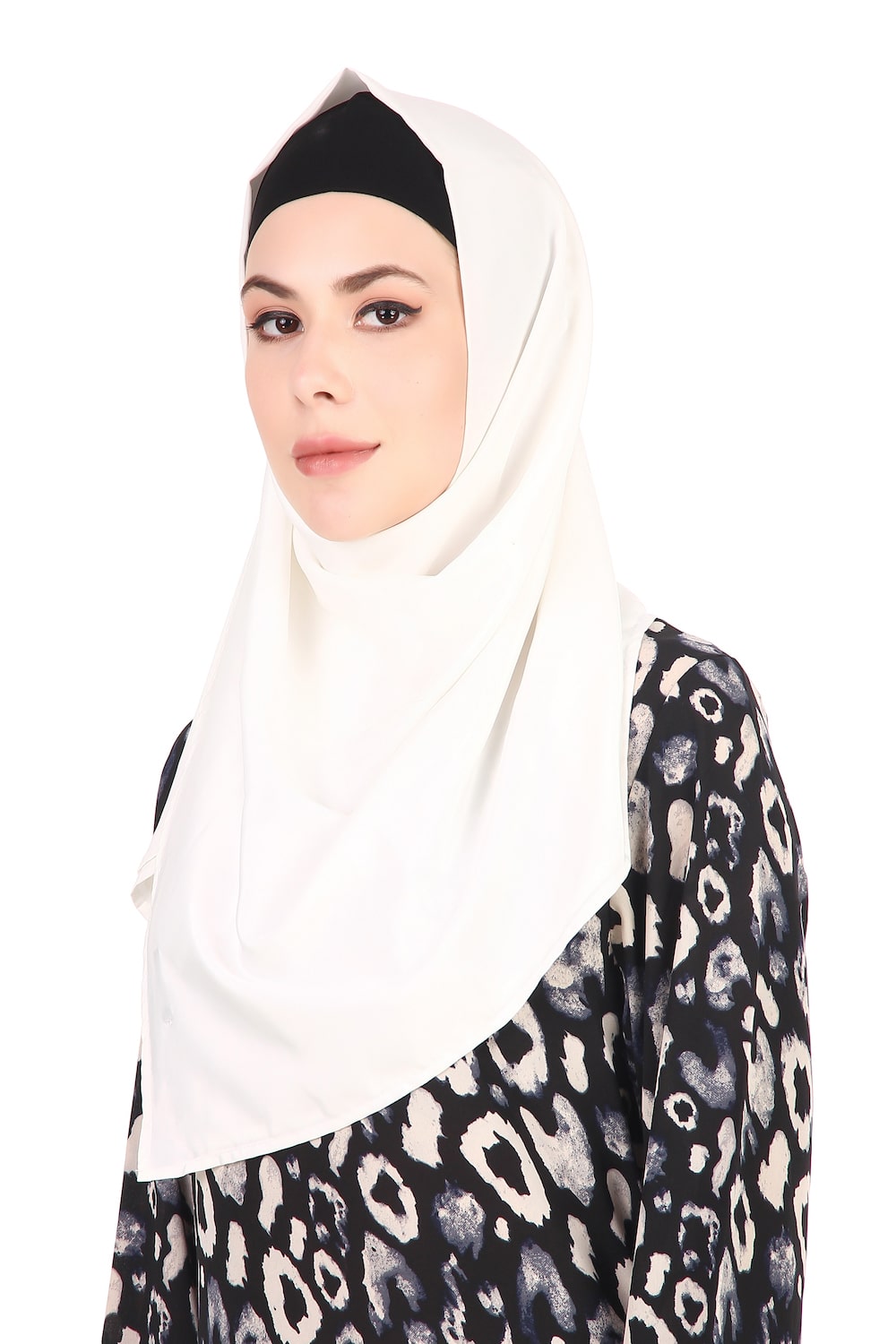 Printed Crepe Abaya AYP-311
