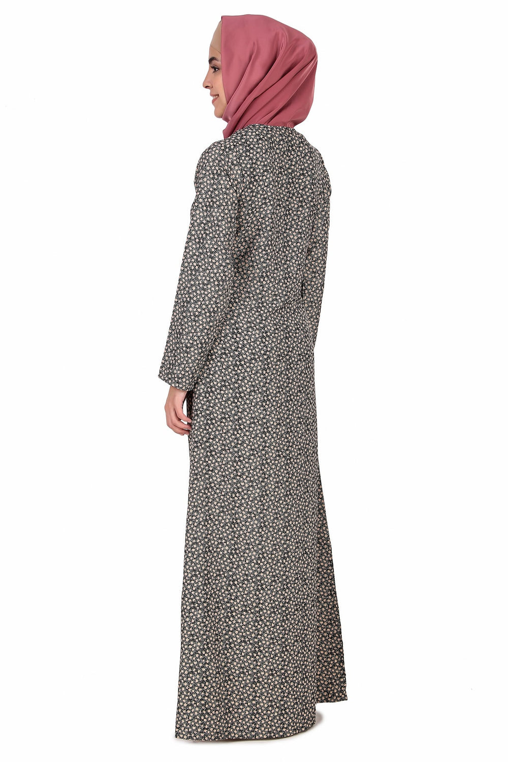 Printed Crepe Abaya AYP-327