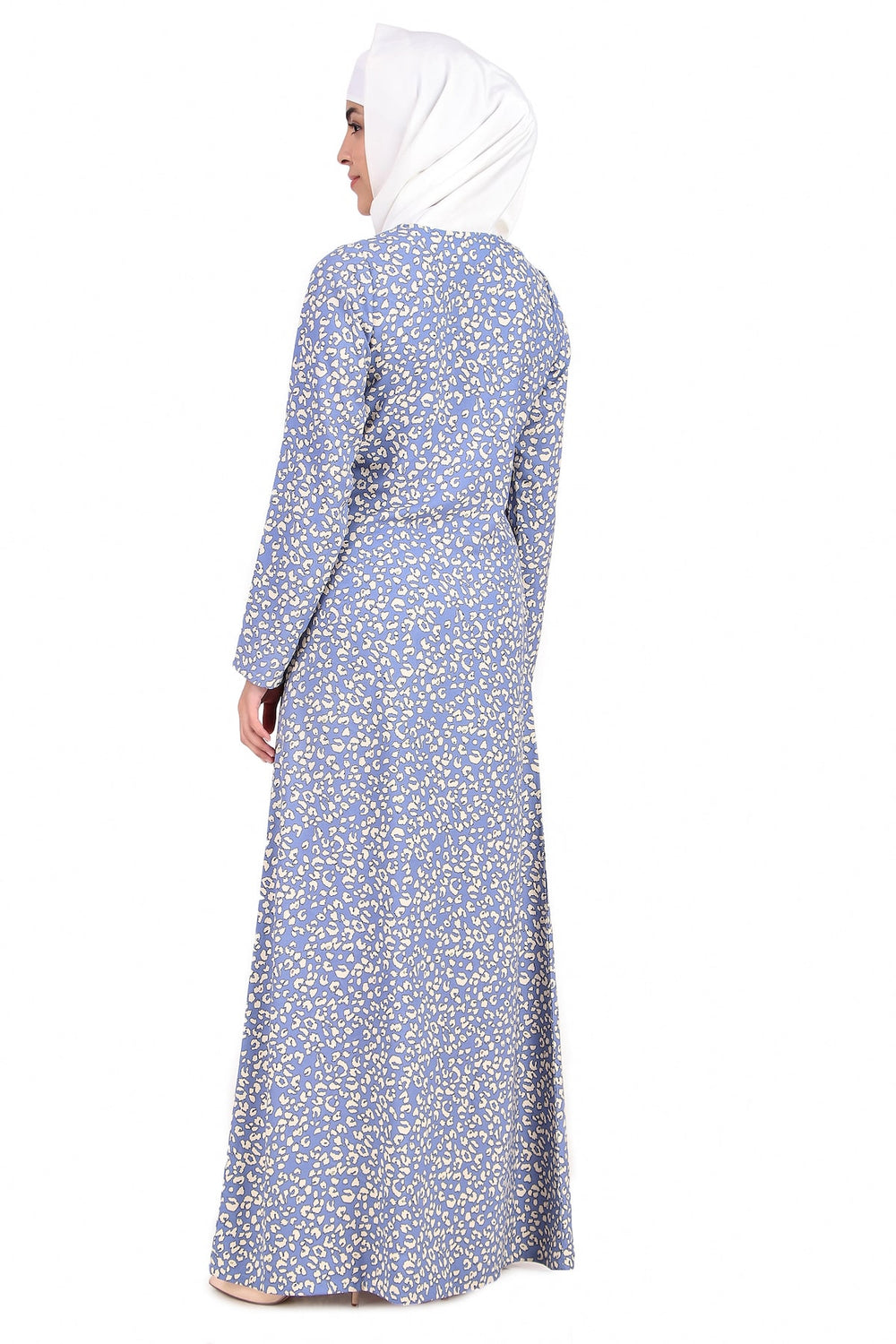 Printed Crepe Abaya AYP-345