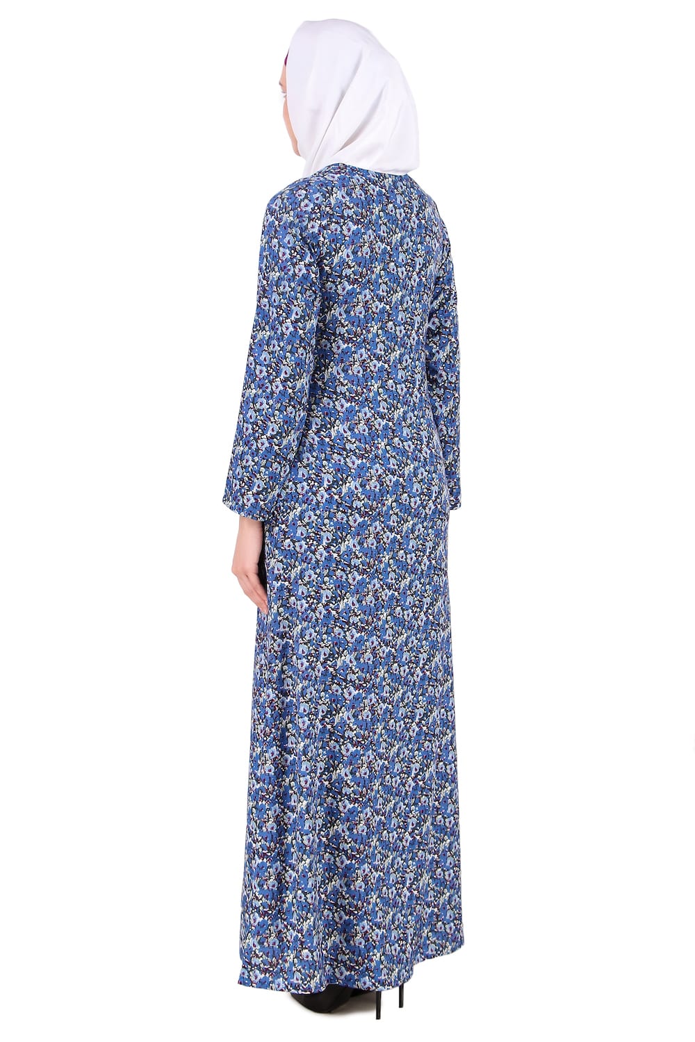 Printed Crepe Abaya AYP-359