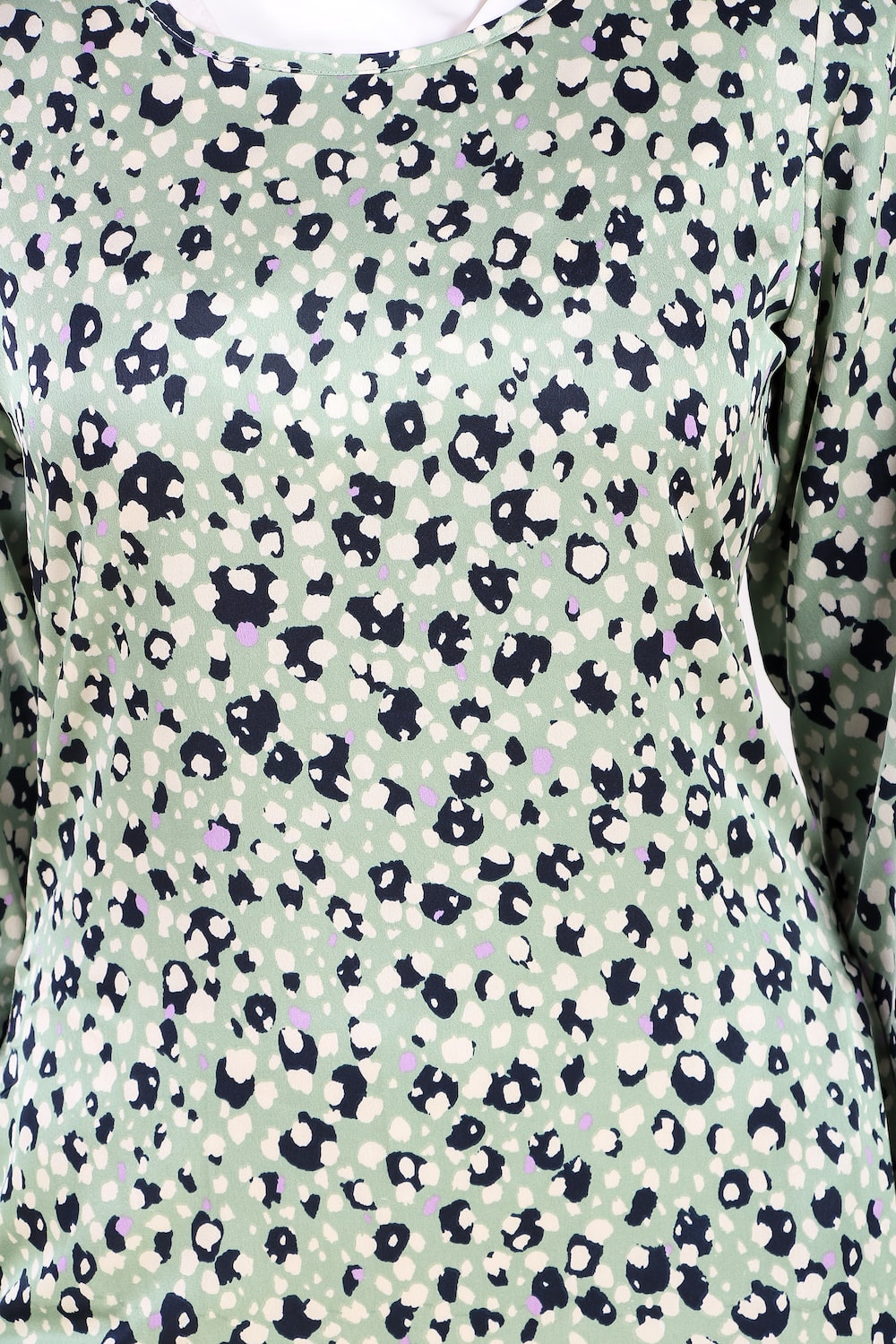 Printed Satin Abaya AYP-367