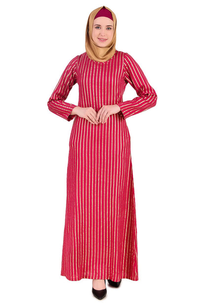 Foil Print Crepe Abaya AYP-371