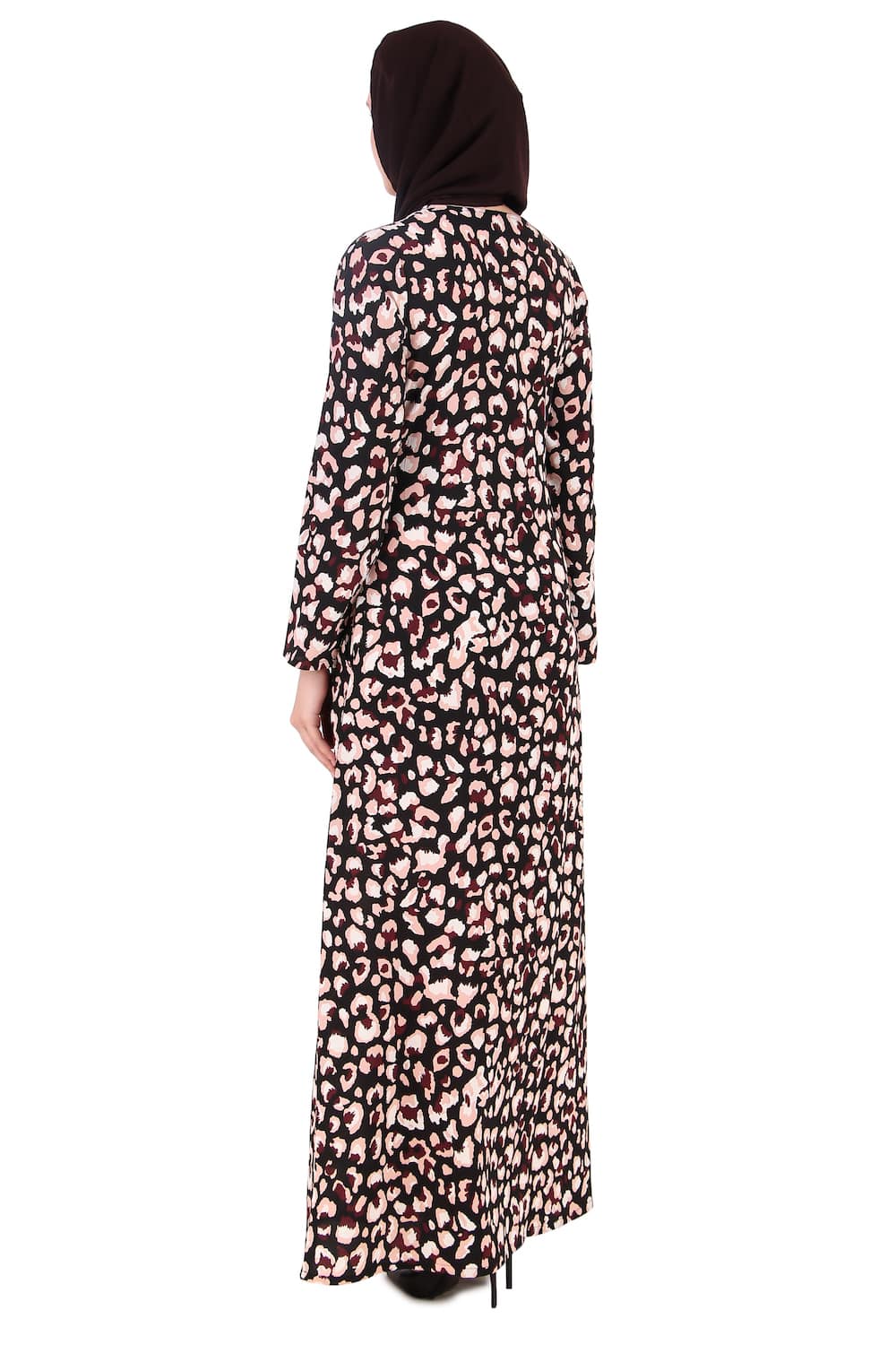 Printed Crepe Abaya AYP-379