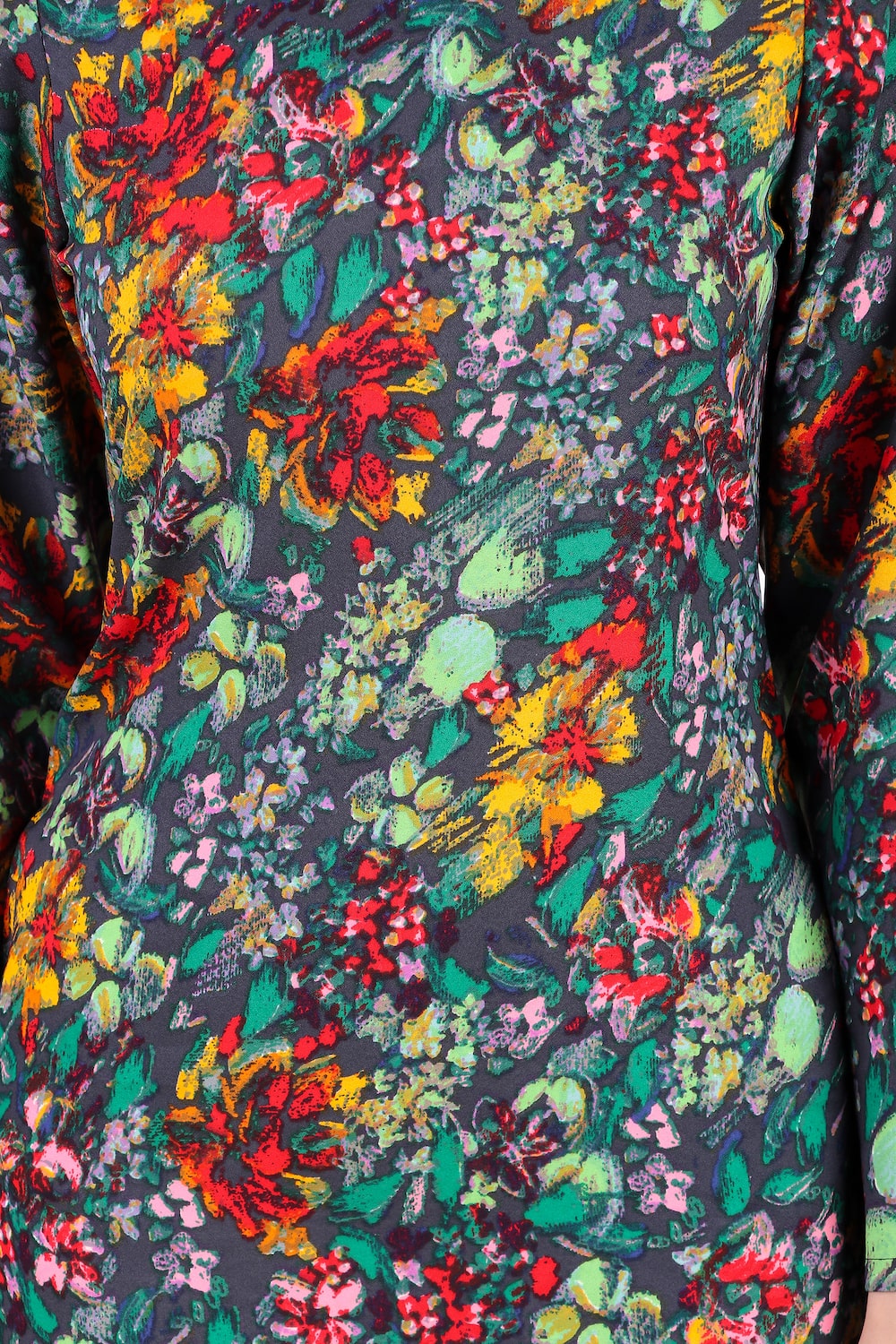 Printed Crepe Abaya AYP-382