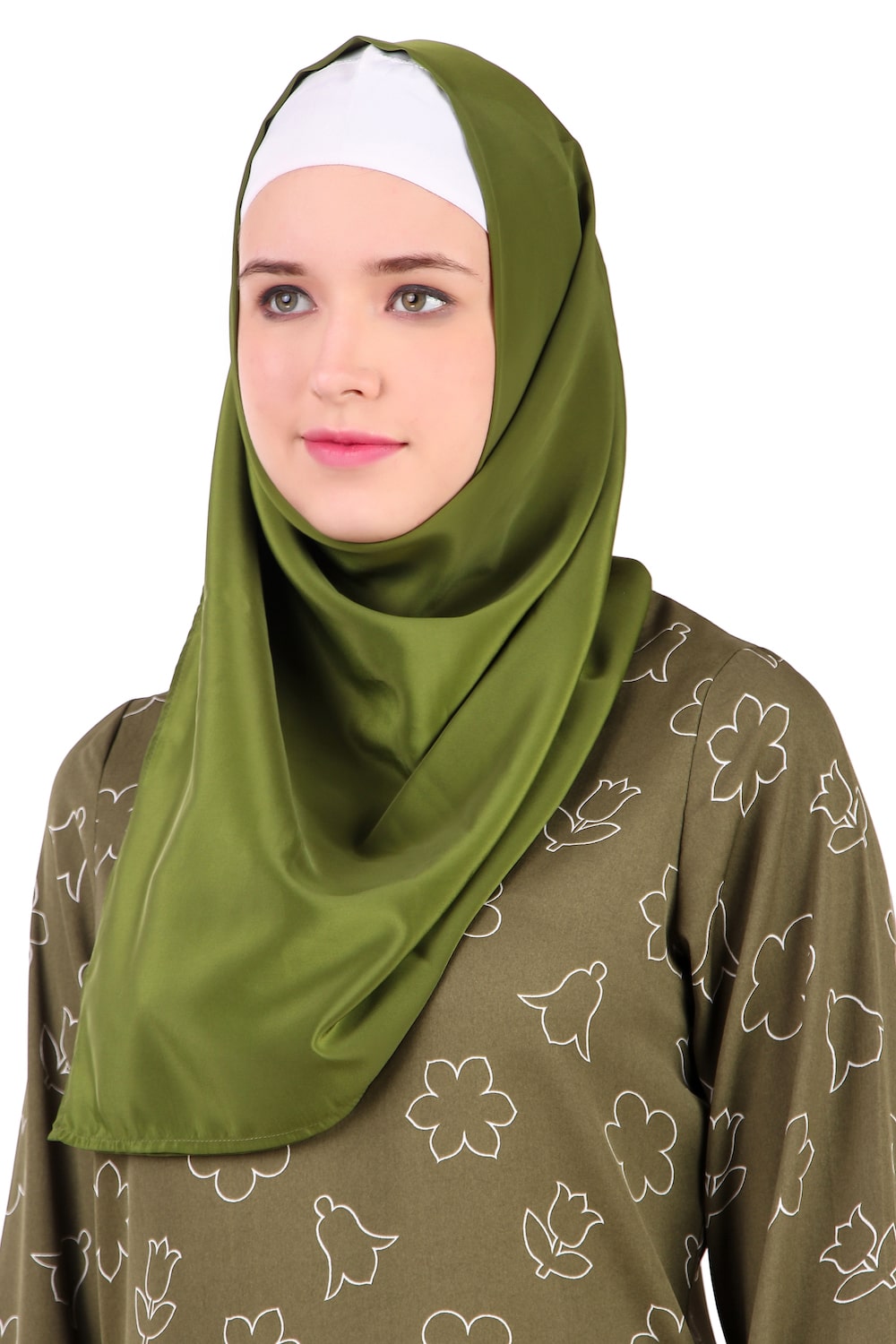 Printed Crepe Abaya AYP-388