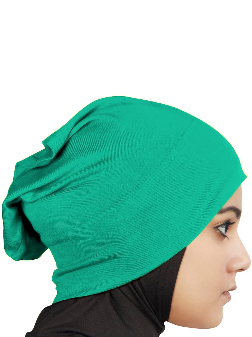 Two Piece Instant Aqua Green Viscose Jersey Hijab