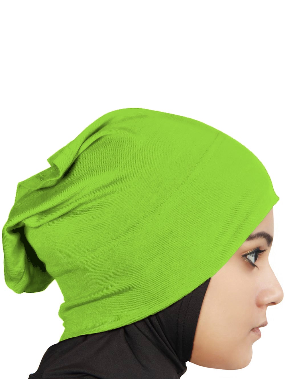 Two Piece Instant Lime Viscose Jersey Hijab