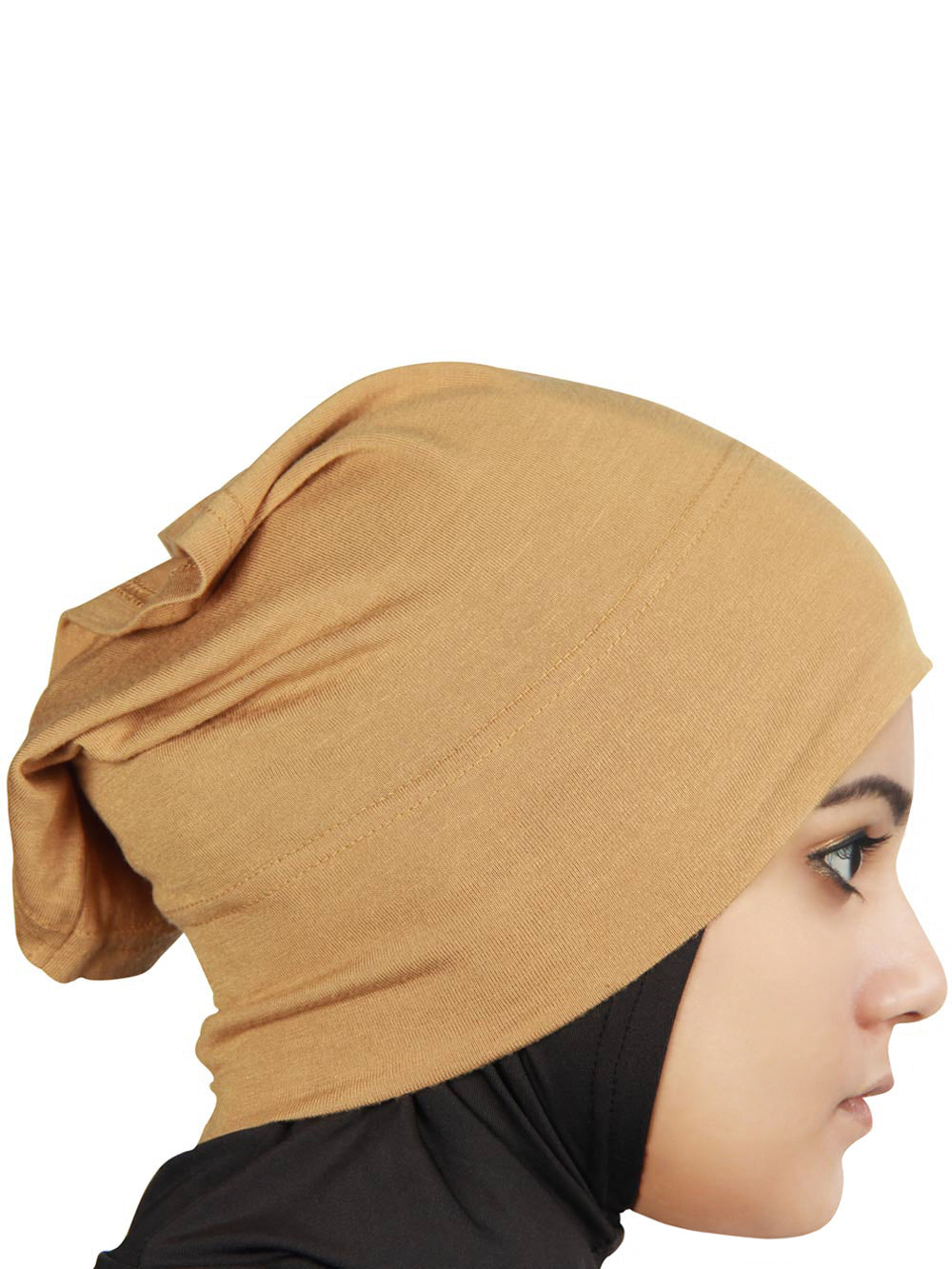 Two Piece Al-Amira Beige Viscose Jersey Hijab