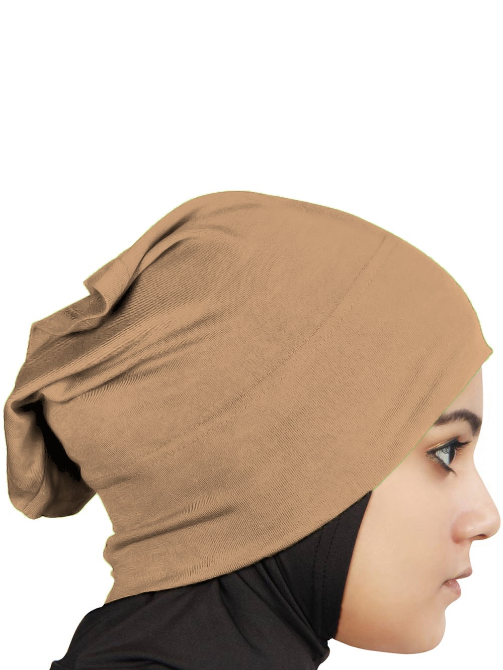 Two Piece Al-Amira Tan Viscose Jersey Hijab