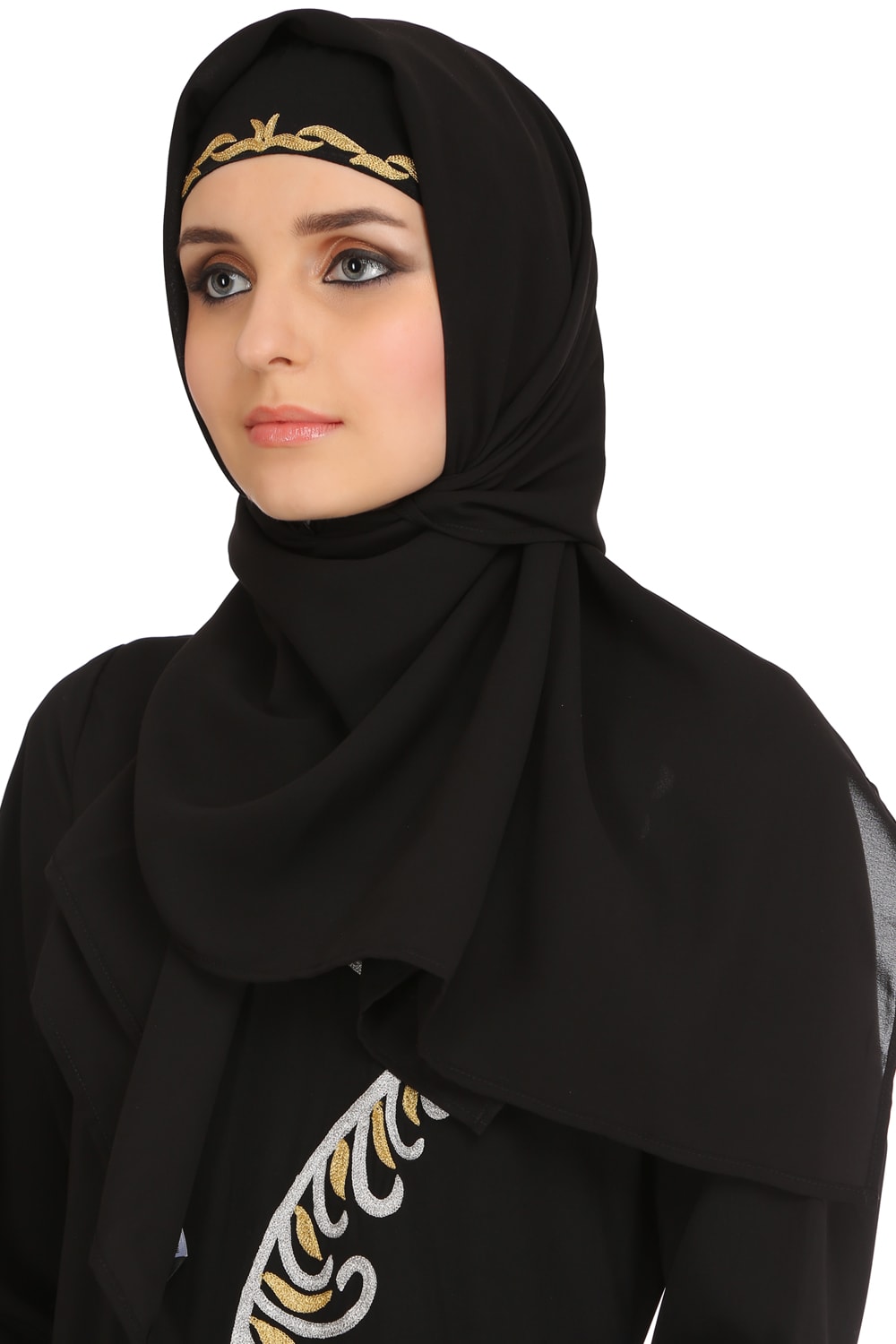 Qareebah Black Nida Hijab