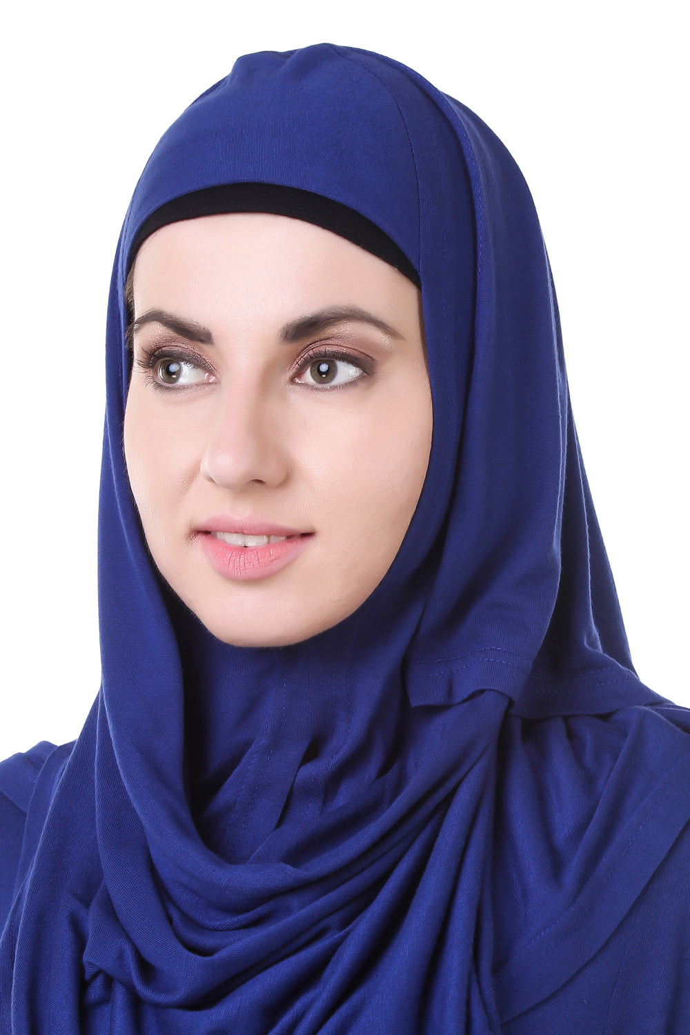 Royal Blue Jersey Hijab