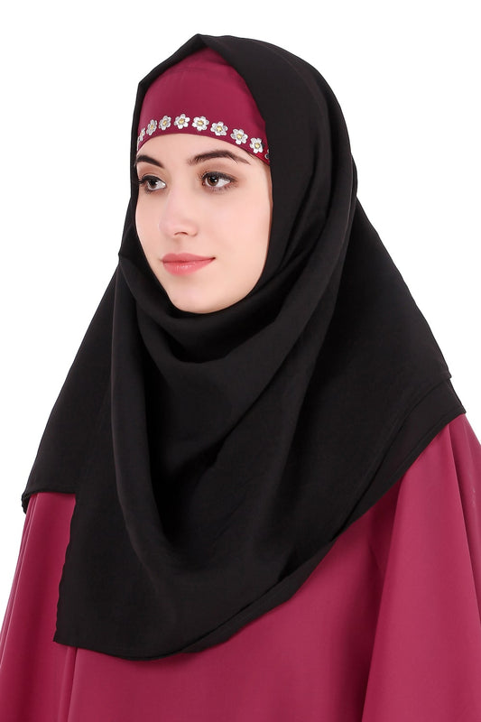Black Nida Hijab