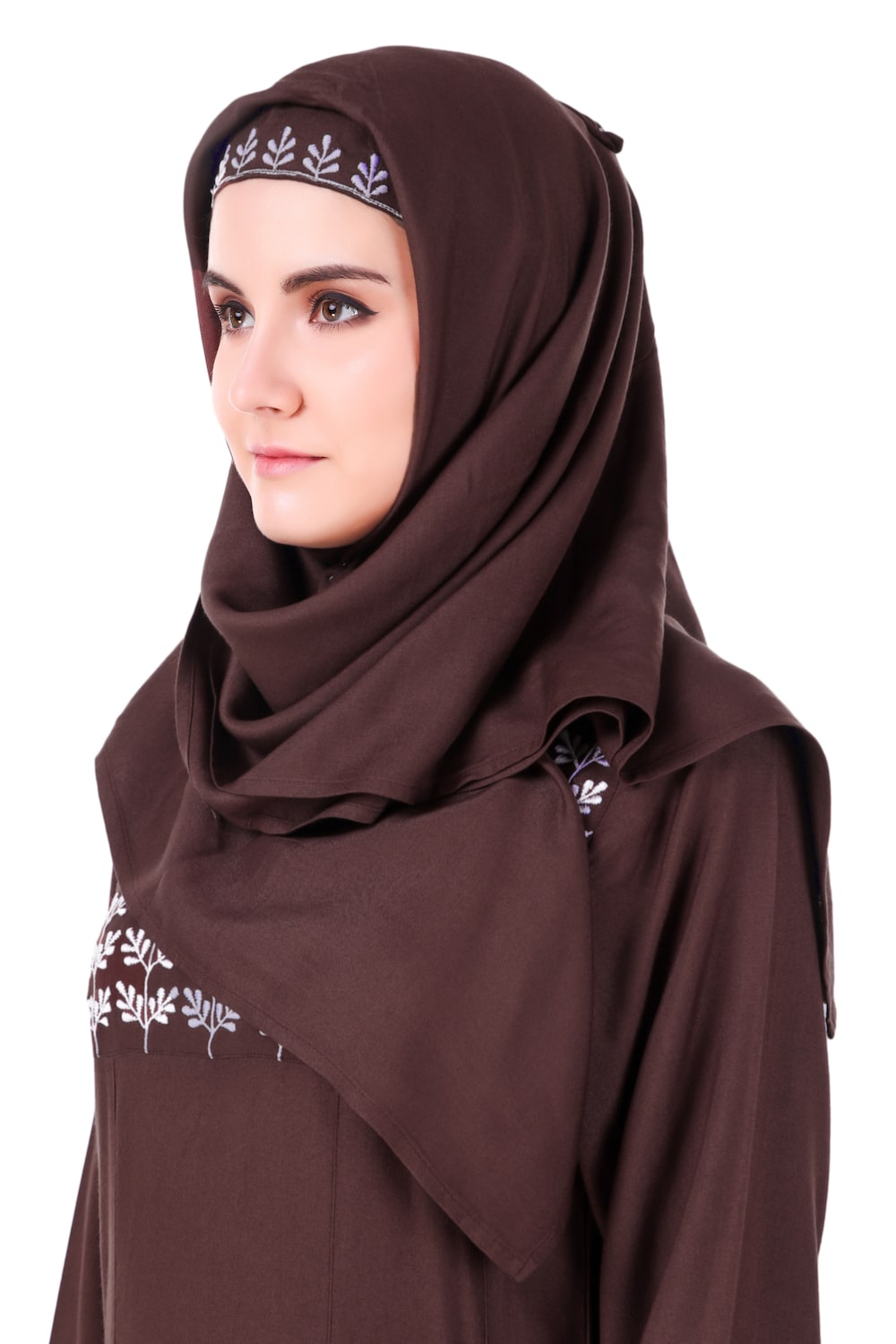 Brown Rayon Hijab