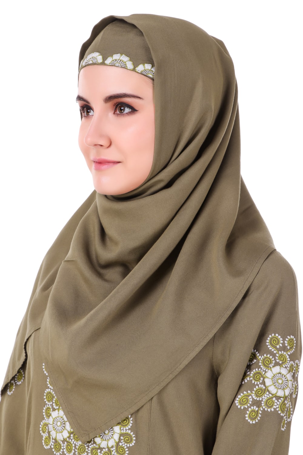 Green Rayon Hijab