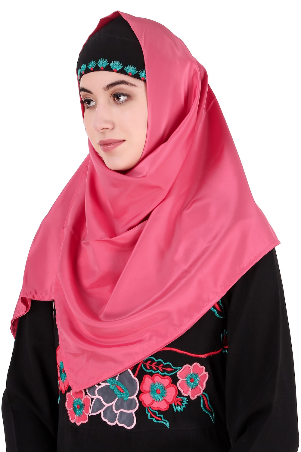 Sweet Pink Crepe Hijab