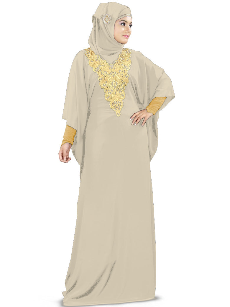 Nelam Gold Embroidered Kaftan