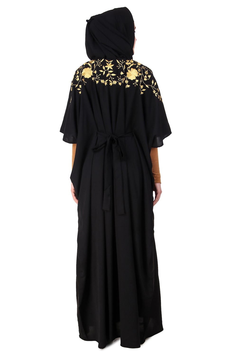 Beautiful Hand Embroidered Floral Kaftan