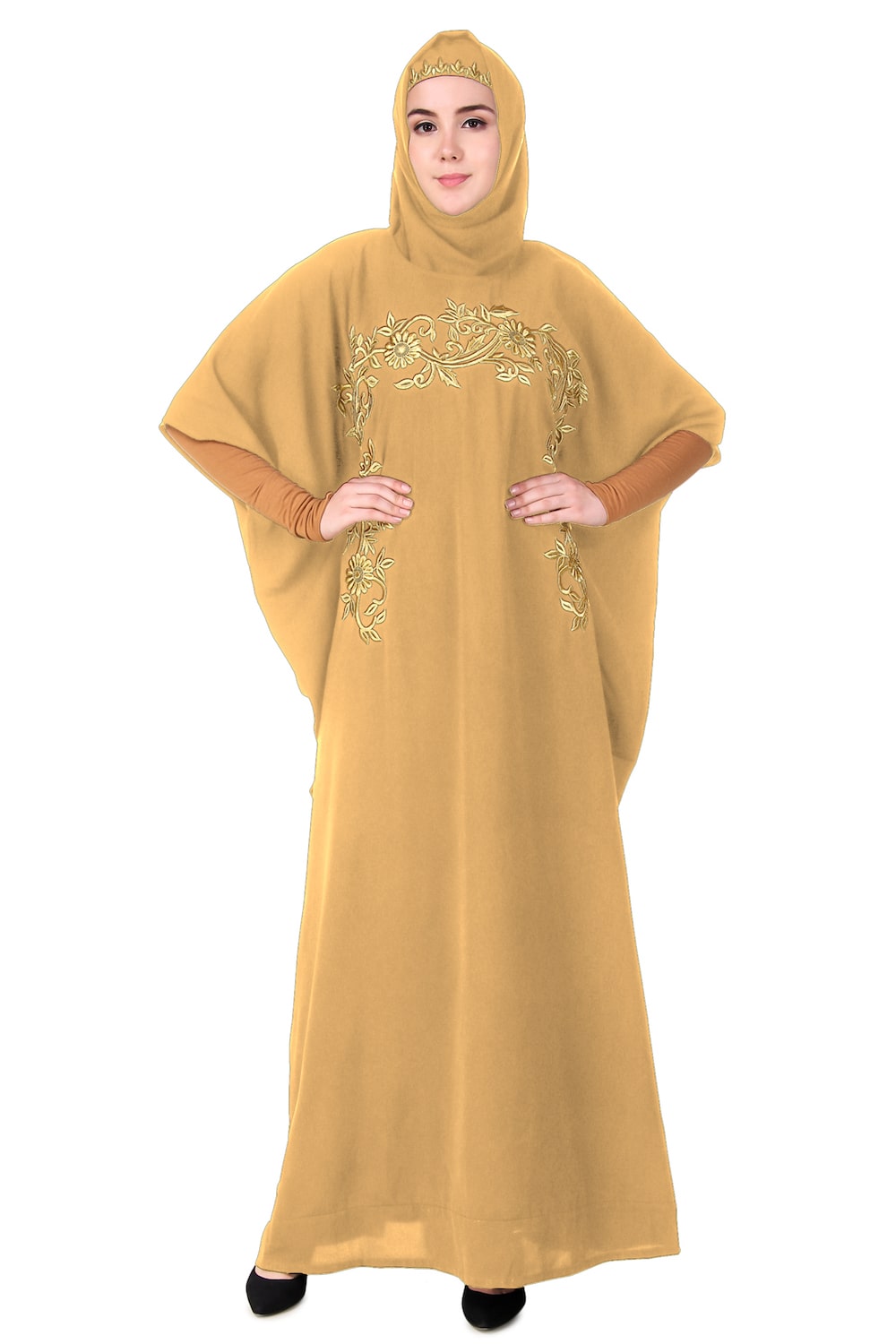 Designer Wear Hand Embroidered Dubai Kaftan