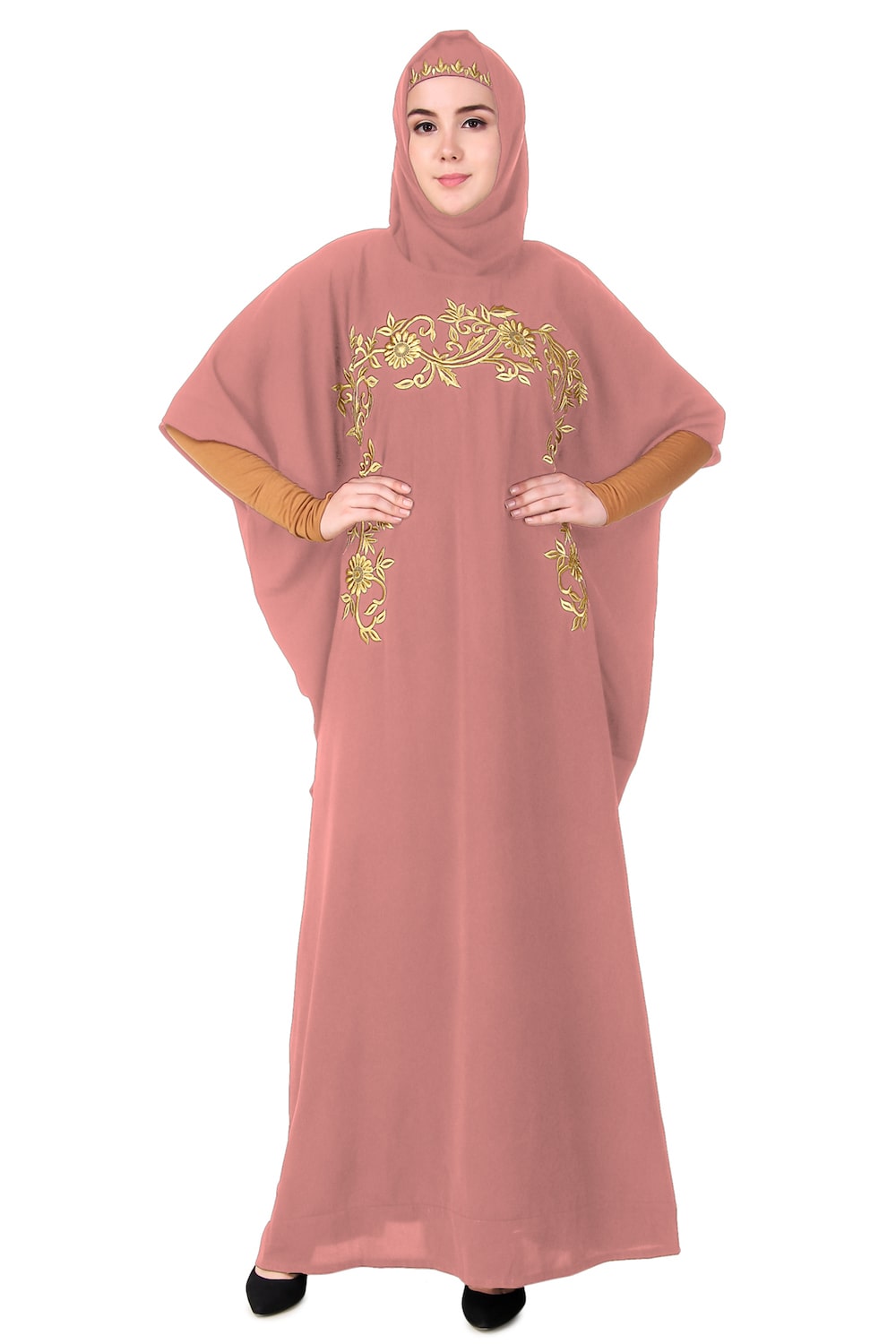 Designer Wear Hand Embroidered Dubai Kaftan