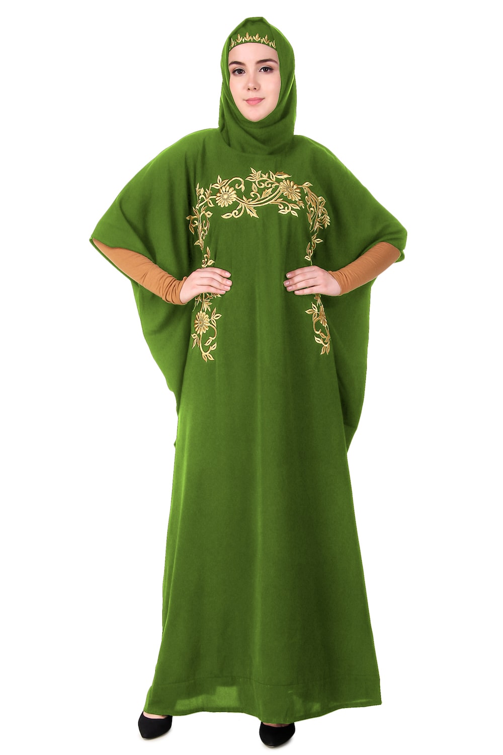 Designer Wear Hand Embroidered Dubai Kaftan