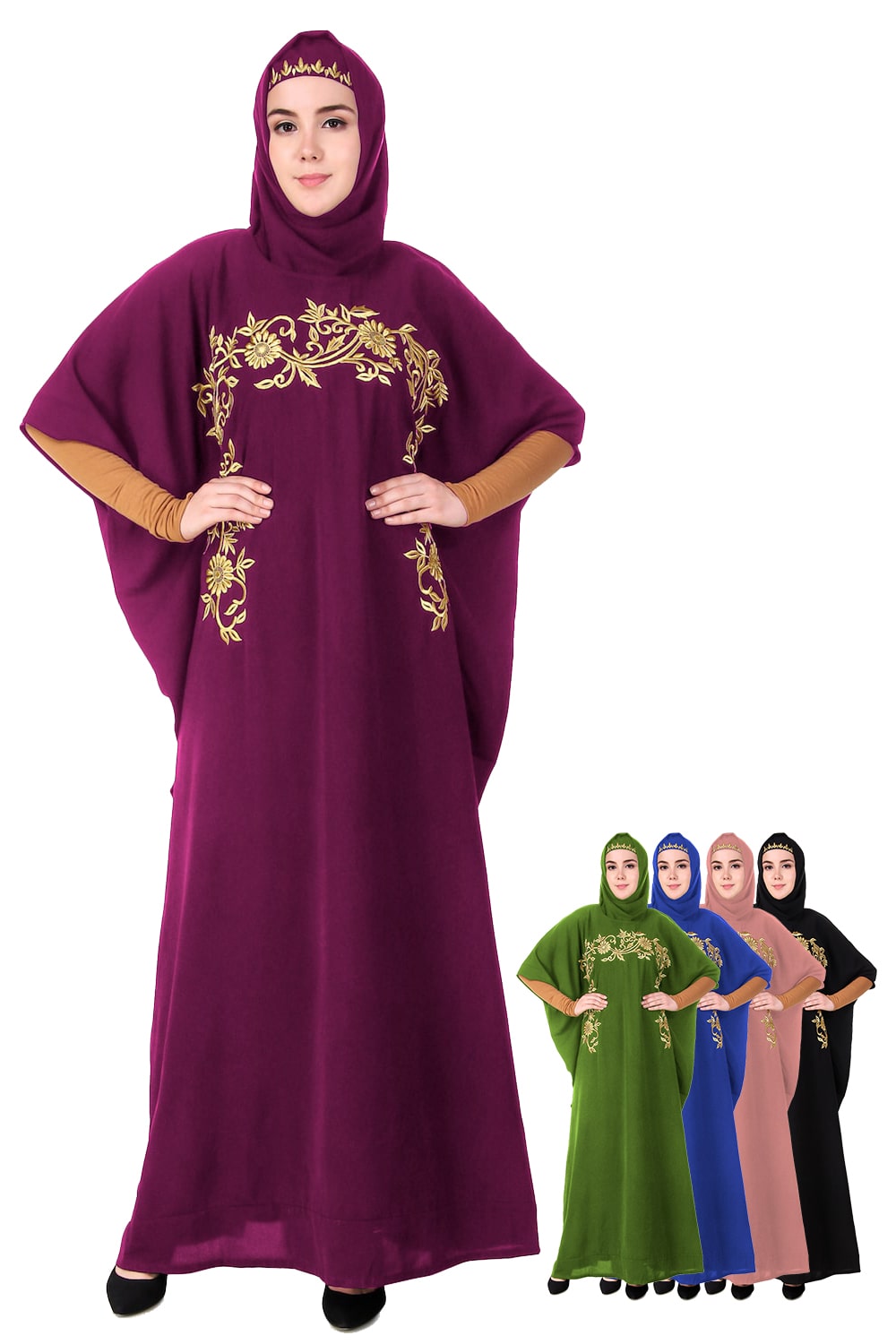 Designer Wear Hand Embroidered Dubai Kaftan