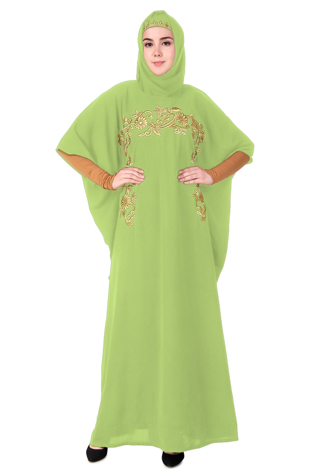 Designer Wear Hand Embroidered Dubai Kaftan