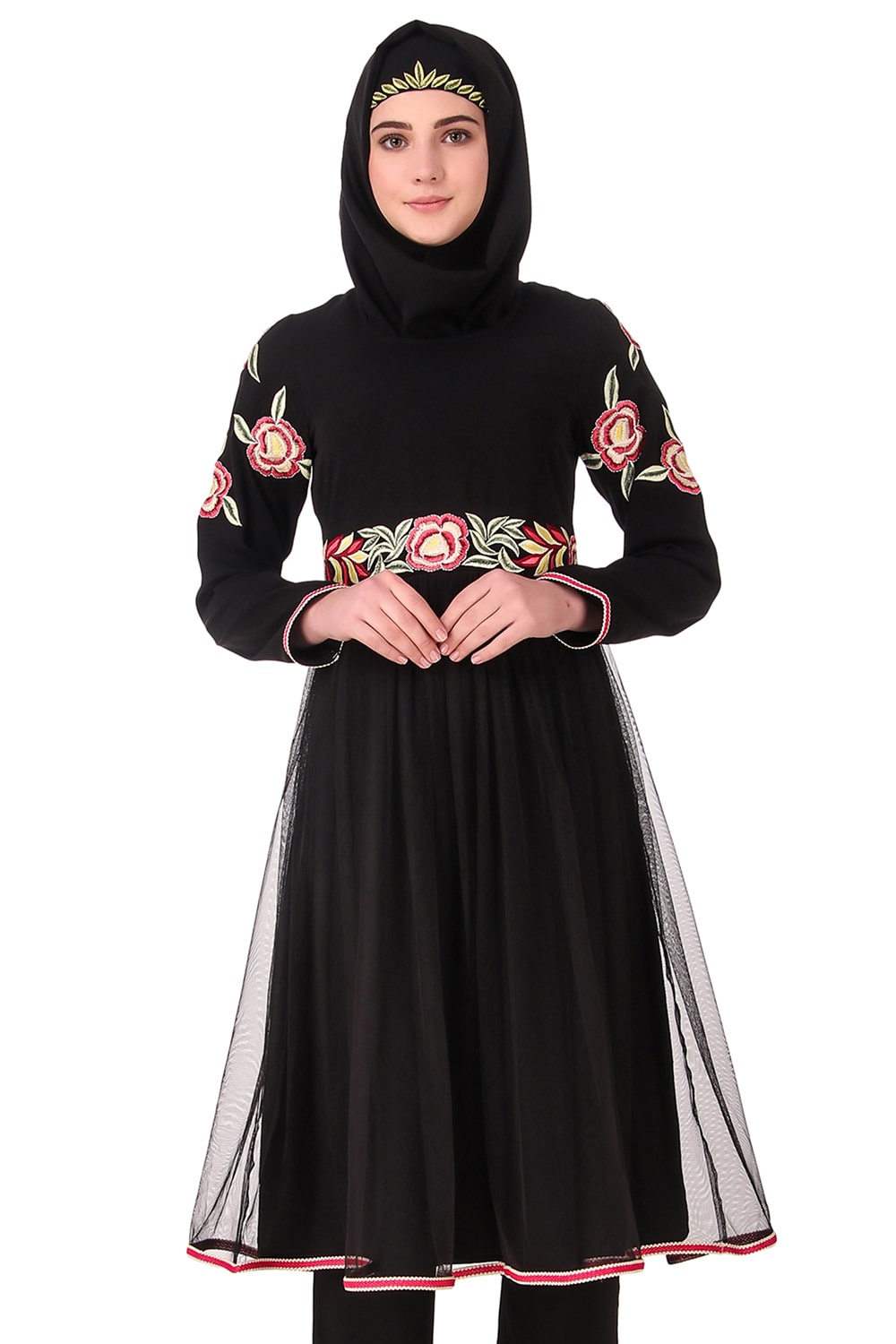 Mumina Black Nida & Net Tunic