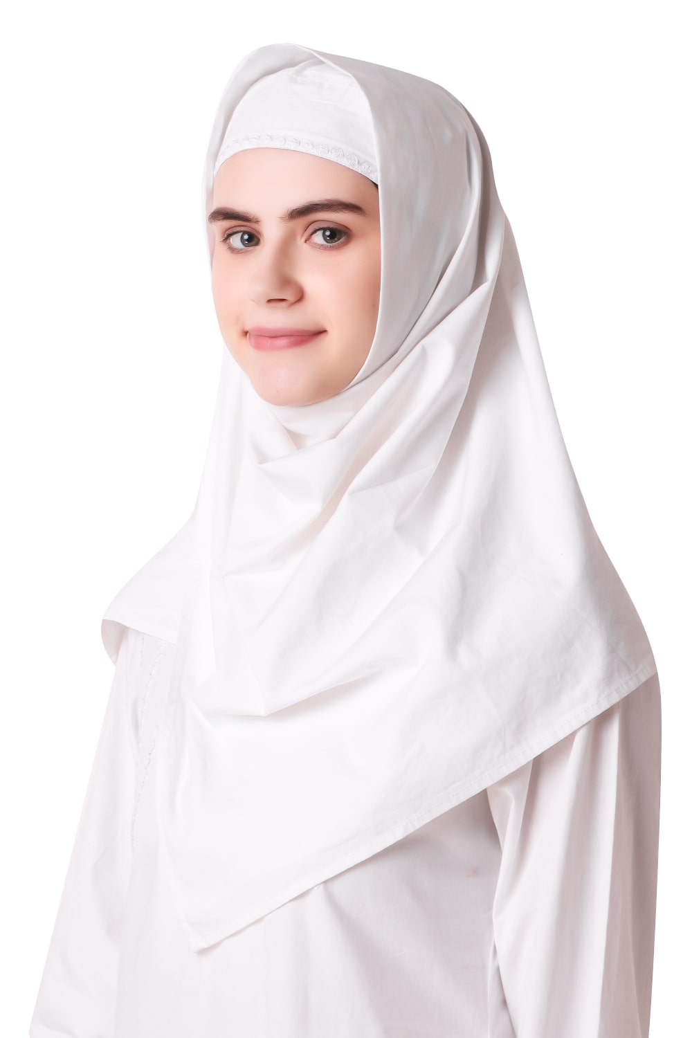 Hajna White Cotton Tunic