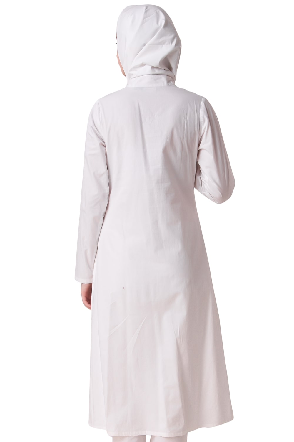 Hajna White Cotton Tunic