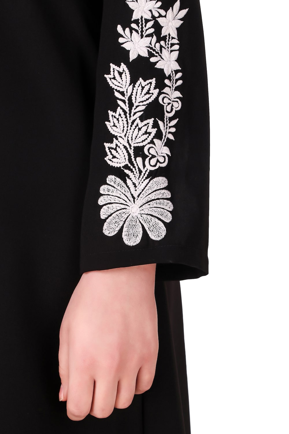 Floral Embellished Sleeve Anarkali Tunic