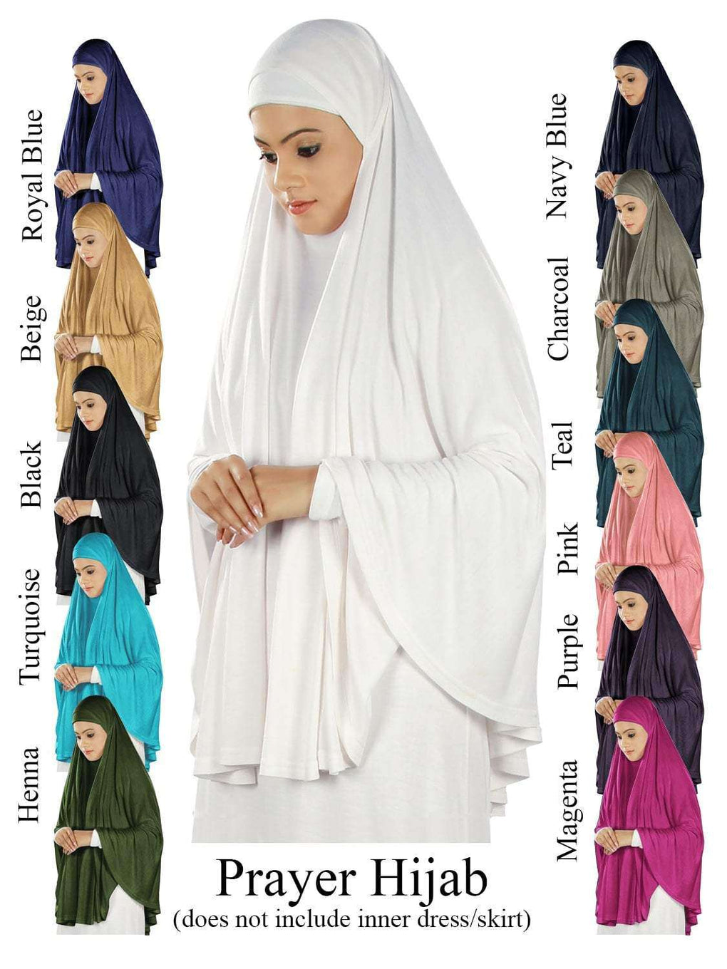 Dua Prayer Khimar - Soft Viscose Jersey