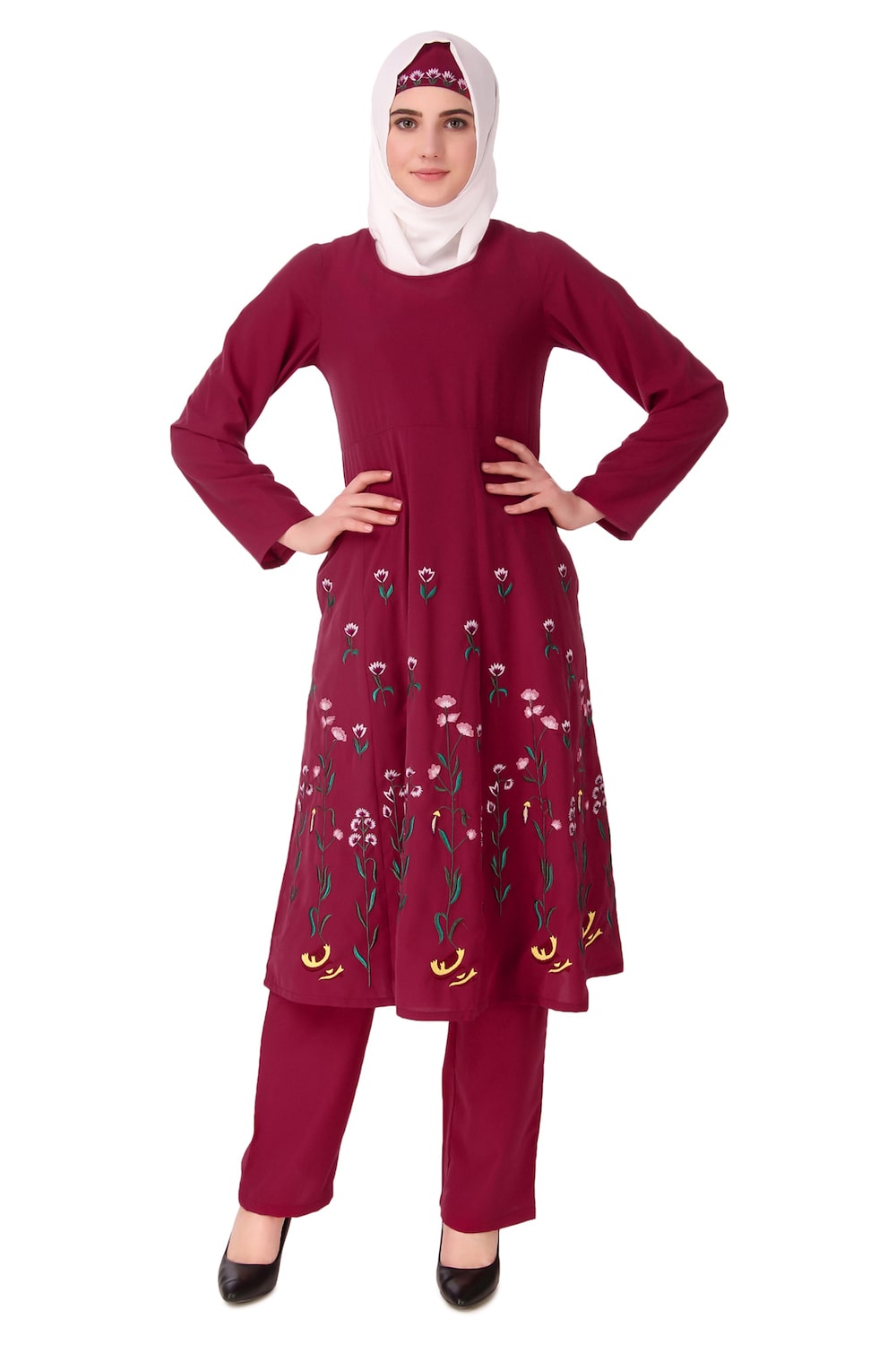 Embroidered Multi Panel Salwar Kameez