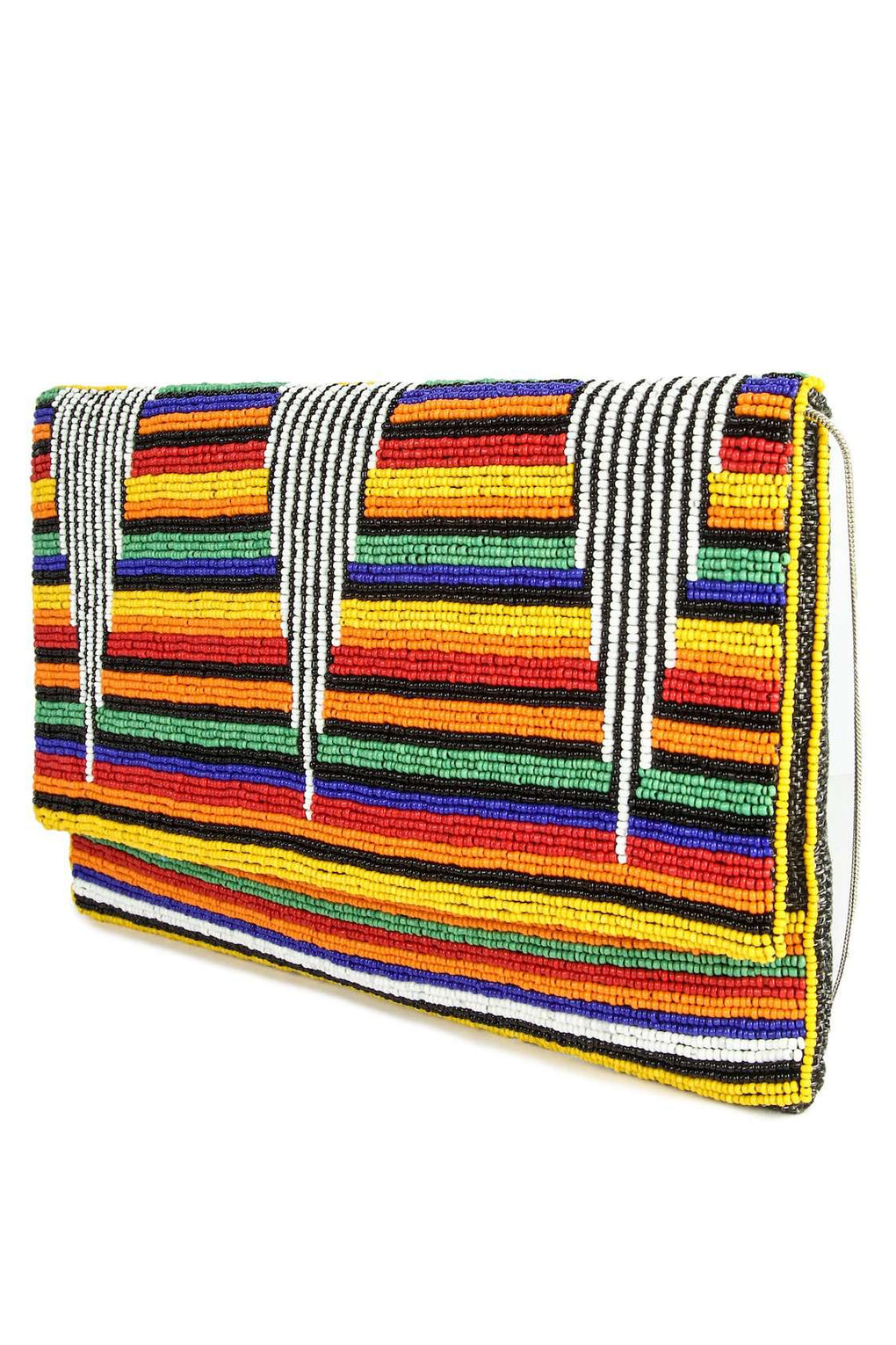 Lily Rainbow Multi Colour Beaded Handbag