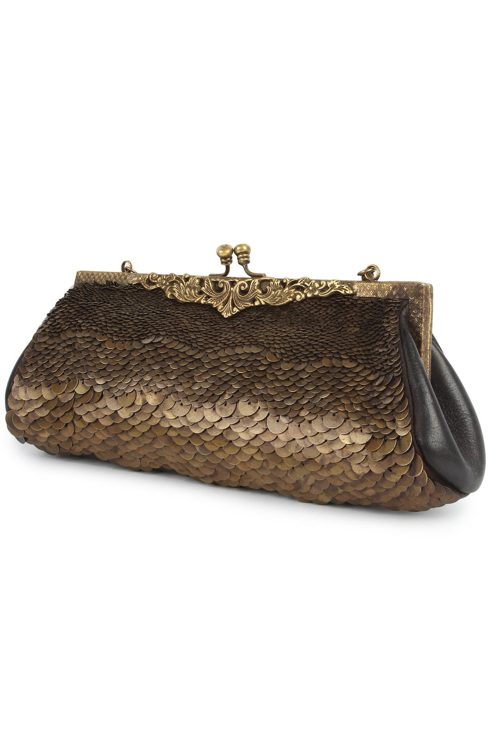 Alexa Fish Scale Style Sequence Evening Handbag