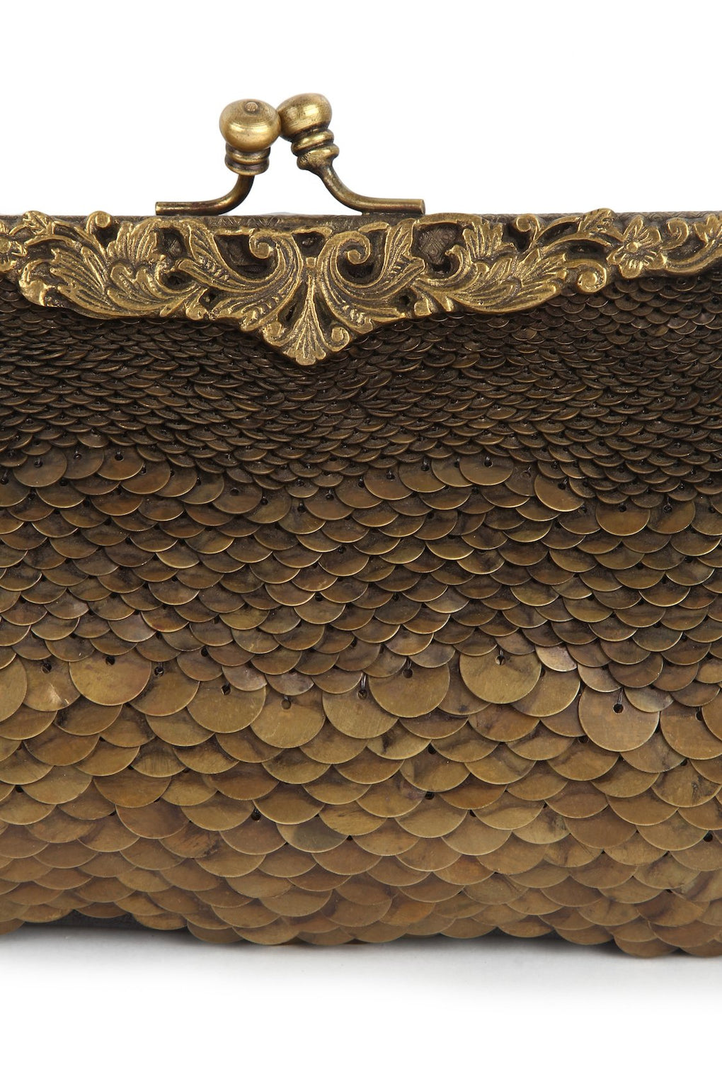 Alexa Fish Scale Style Sequence Evening Handbag