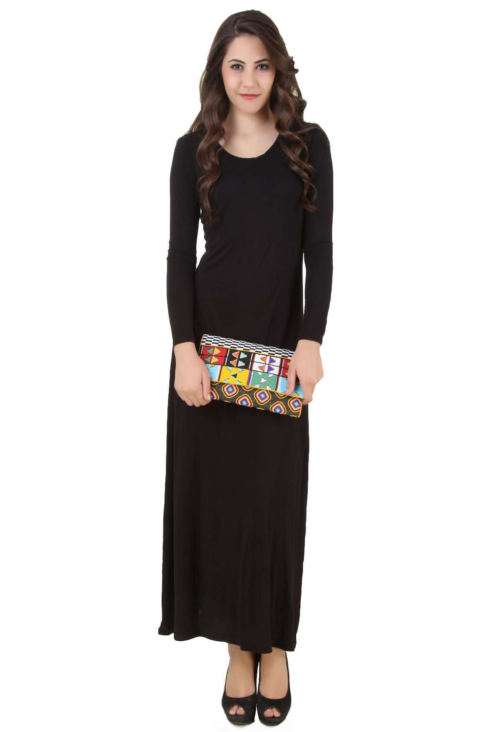 Kennedy Multi Colour Beaded Clutch Bag