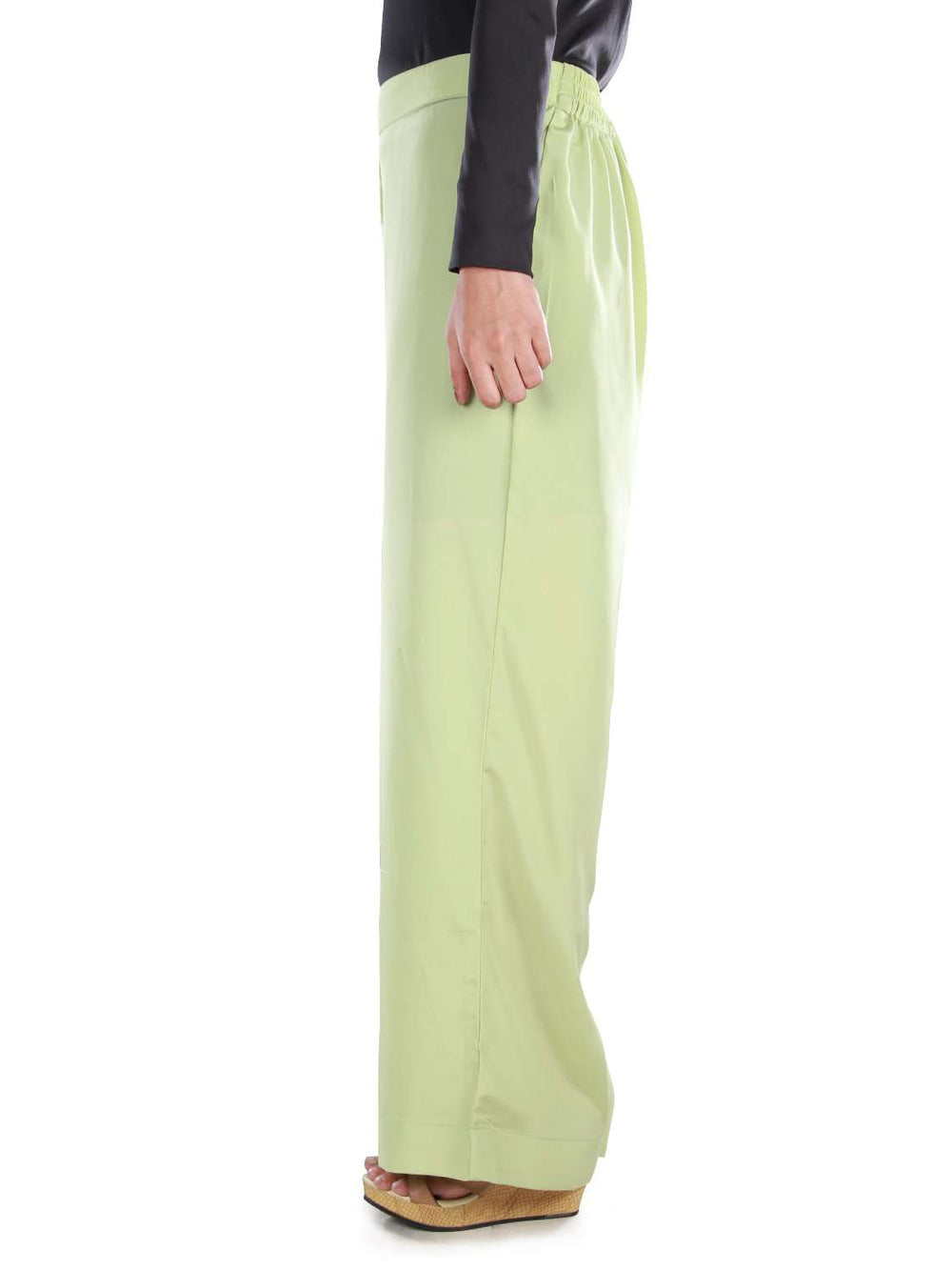 Rida Parrot Green Palazzo Pants