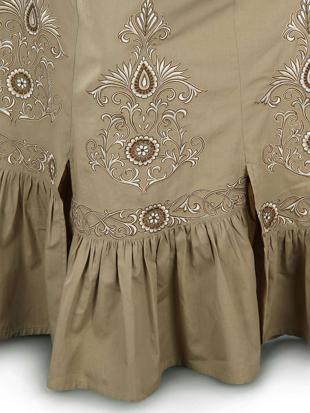 Numa Embroidered Cotton Skirt