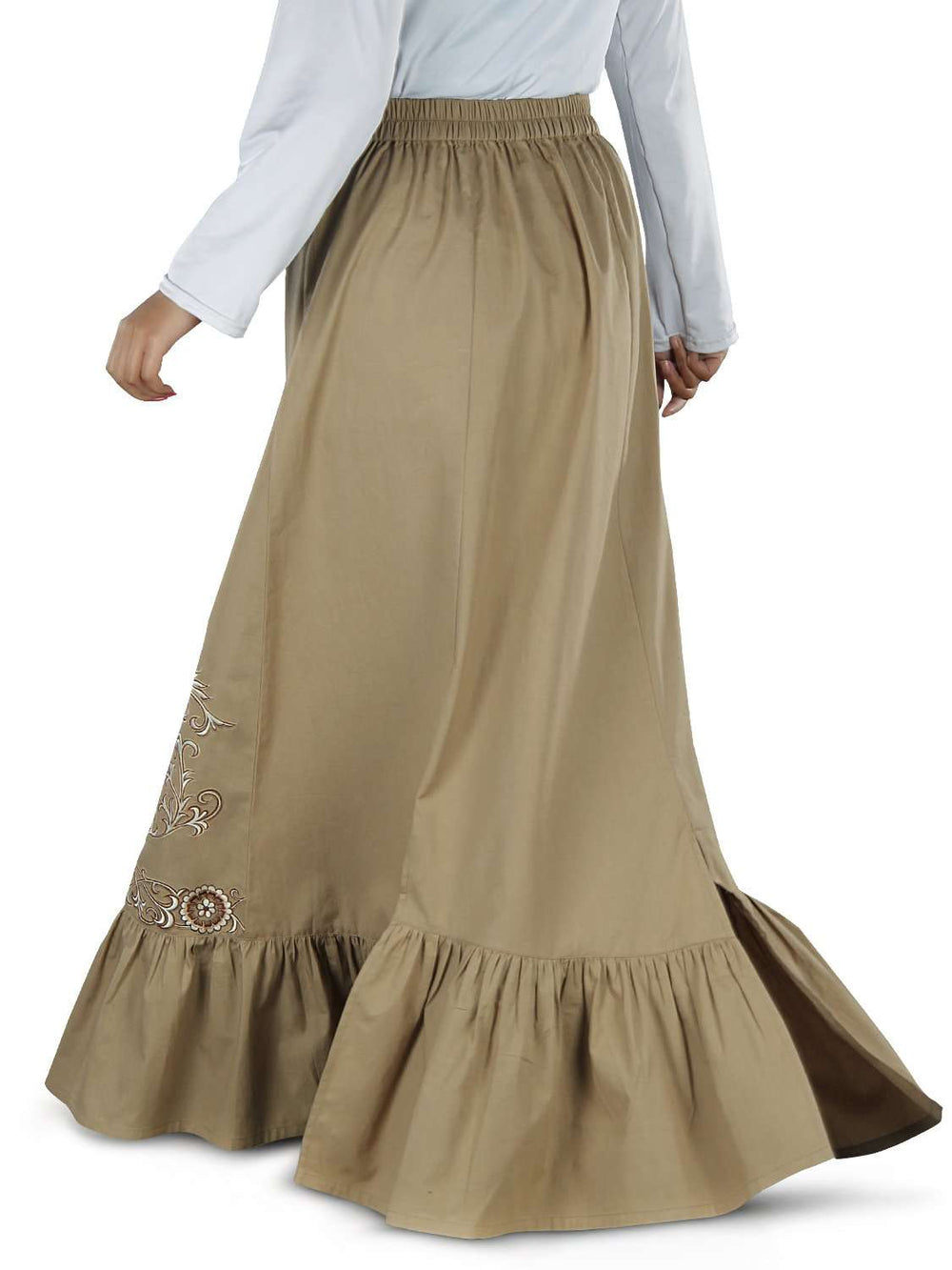 Numa Embroidered Cotton Skirt