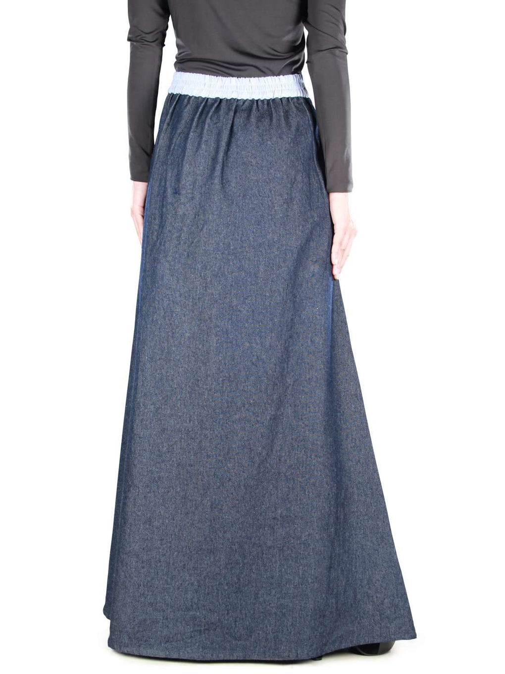 Zynah Blue Denim Skirt