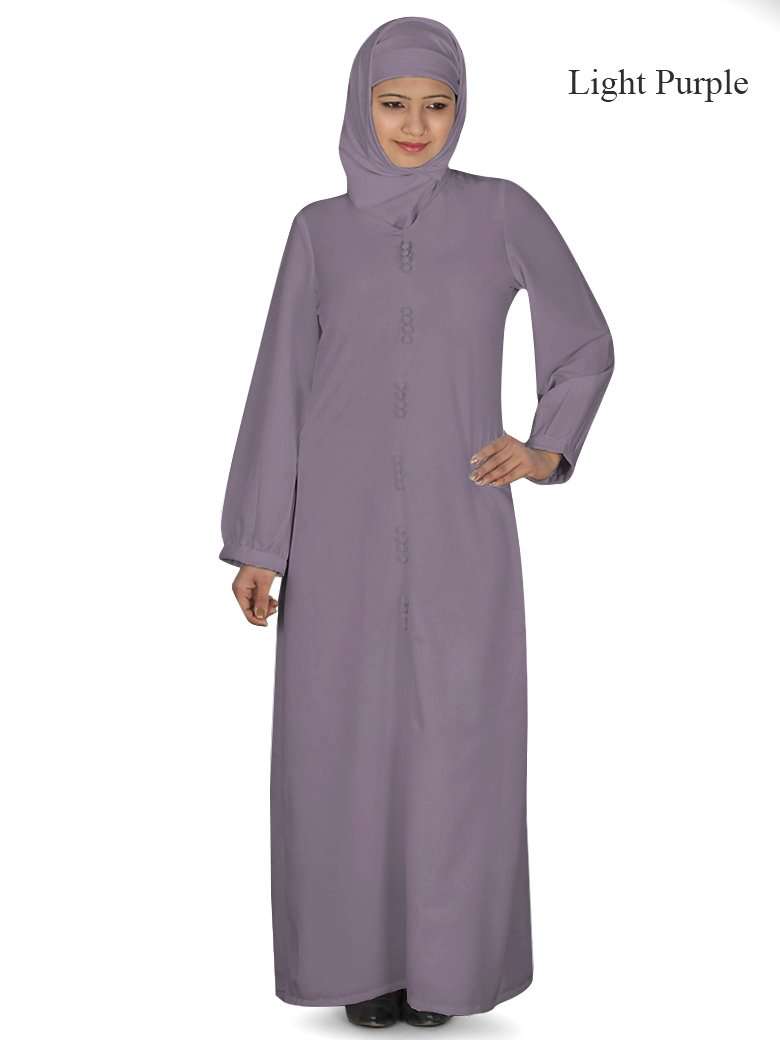 Azzeza Abaya Light Purple