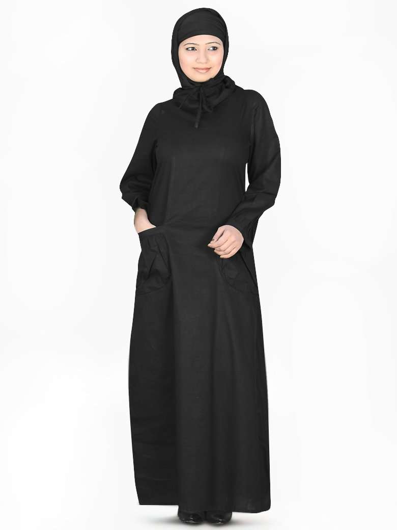 Falish Abaya Black