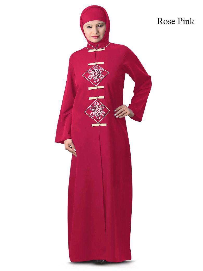 Stunning Embroidered Abaya Dress