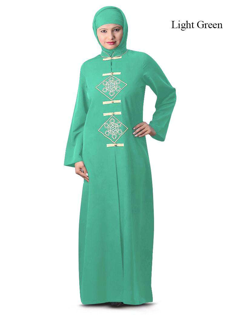 Stunning Embroidered Abaya Dress