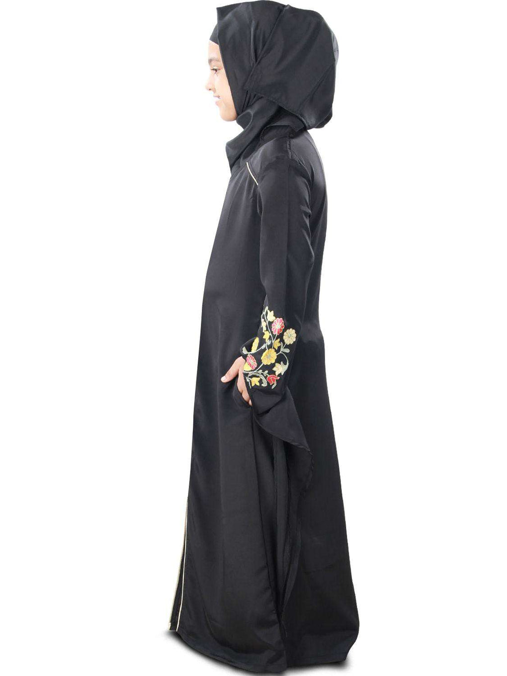 Sarah Kid's Abaya Side